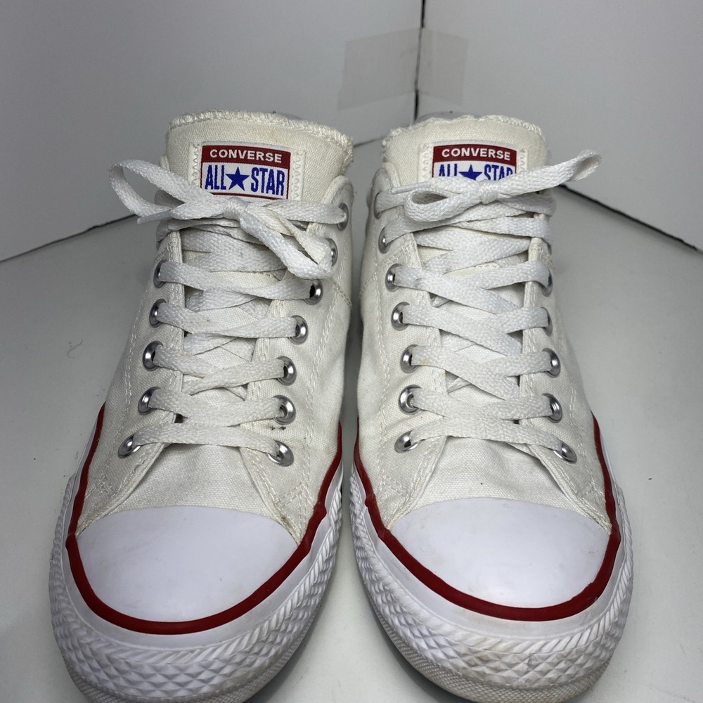 Preppy Low Top Converse All Star Womens Sneakers Canvas 11 White
